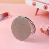 Espejo Pequeño de Pared con Purpurina para Niñas, Espejo Plegable Portátil, Espejo de Maquillaje Portátil de Doble Cara para Niñas, Al por Mayor
