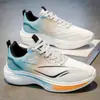 Sapatos Masculinos, Estação Primavera, Tênis Respiráveis de Malha Fly-Knit para Jovens, Sola Macia, Estilo Moderno, Estilo Fino, Ultra-Macios, Antiderrapantes, Sapatos da Moda