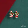 Dibujos Animados Mini Muñeco de Nieve Navideño Regalo Reno Accesorios de Resina DIY Pegamento de Crema Funda de Teléfono Móvil Pasador Material para Joyería