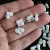 Vaso pequeno de jadeíta birmanesa, contas soltas, unissex, tipo gelo ceroso de mina antiga, contas de jade para DIY em fio vermelho