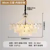 Lustre de Sala de Estar de Alto Padrão Estilo Medieval, Luminária de Quarto Principal Estilo Francês Novo Retro, Luminária de Sala de Jantar de Luxo Leve Estilo Creme