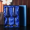 Venta al por mayor del fabricante Estilo europeo Nuevo Creativo Vidrio de Cristal Copas de Champán Hechas a Mano Esmalte Pareja Emparejamiento Regalo Copas de Vino