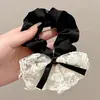 Suave fresco estilo perezoso liga para el pelo de intestino grueso cuerda para el pelo muy versátil cuerda para la cabeza estilo ballet super hada accesorios para el pelo flores para el pelo