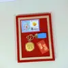 Oro Puro 999 Gama Alta Exquisito Regalo Día de San Valentín Chino 520 Paz y Alegría Princesa Por Favor Haz Galletas de la Fortuna para que Otros las Regalen Venta al por Mayor