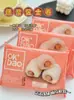 Pan Blanco de Vaca Shuhui Desayuno Panecillos al Vapor Bebé Niños Dibujos Animados Leche Panecillos al Vapor Fideos Congelados Rápidamente Punto de Desayuno Pastel Ding Ding Xing