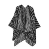 Nuevo Chal Femenino de Comercio Exterior de Amazon Estampado Animal Patrón Tigre Bufanda Grande Viaje Tíbet Chal con Abertura Capa