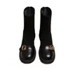 Nueva colección otoño/invierno 2026: botines forrados de polar para mujer, versátiles botines estilo retro Martin con tacón grueso, elegantes y cómodos para ir al trabajo y para uso casual