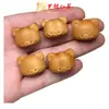Cabeza de Oso Tallada en Sándalo Varios Estilos Oso con Lazo Cuentas Sueltas Pulsera DIY Colgante Accesorios de Colgante Artículo