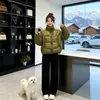 Chaqueta de Algodón Estilo Suelto para Pareja con Cuello Alto Tallas Grandes para Mujer 2026 Invierno Nueva Chaqueta acolchada Gruesa para Mantener el Calor Abrigo de Algodón a la Moda