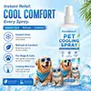 Kineshinex Spray Refrescante para Cães 100ml Verão Alta Temperatura Refrescamento Rápido Pet Spray para Exterior