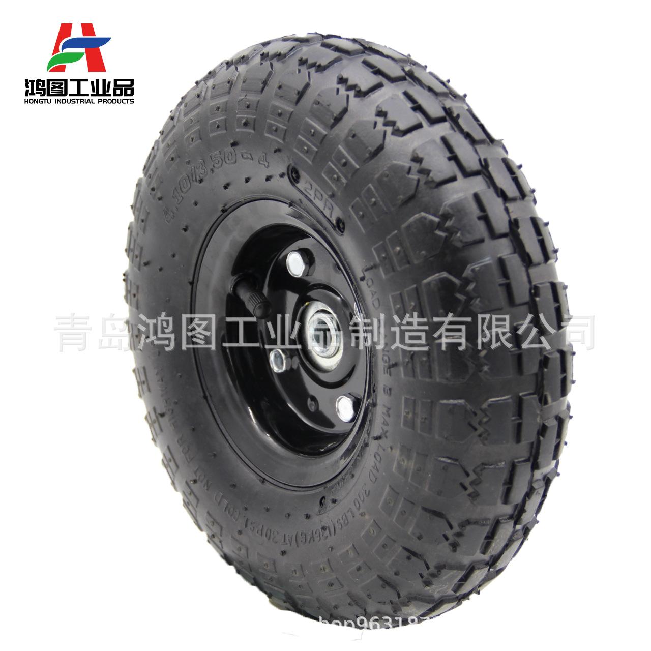 10x3.50-4大花橡胶充气轮  (2)