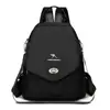 Mochila feminina de modelo novo 2026 para viagens, adequada para mães de meia-idade, mochila bordada multiuso, bolsa de ombro único
