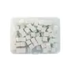 Herramientas para Uñas Cuadradas Esponja para Uñas Bloque de Tofu Esponja Suave que No Suelta Pelusa para Uñas con Degradado