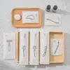 Set de Cepillo de Dientes y Pasta de Dientes Desechables Qiyan Hotel, Set de Artículos de Tocador para Casas de Huéspedes y Posadas, Uso en Casa, Dos en Uno