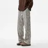 Pantalones de pana de pierna recta para hombre, primavera y otoño 2026, nueva marca de moda, pantalones deportivos de chándal, pantalones casuales holgados de pierna ancha, pantalones para hombre