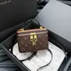 Bolso de caja retro de alta gama con estampado, bolso de mano con doble cremallera, neceser pequeño cuadrado, bolso versátil para el trabajo, de hombro, cruzado, para mujer