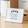 Calendario Felino Curativo 2026 Modelo Nuevo Adorno de Escritorio Oficina Planificador Mensual Calendario Anual Creativo