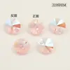 Cuentas de cristal de Austria en forma de OVNI, colgante pequeño para pulsera DIY, accesorios para collar 6200(6428) multicolor 6mm