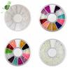 Uña Perla serie disco Blanco semicírculo fondo plano Perla 2/3mm color Perla 12 color Accesorios comodín