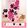 Decoração de Festa de Aniversário Feliz para Meninas Pano Pendurado para Meninos e Meninas Decoração de Parede de Fundo Adereços de Foto para Cerimônia
