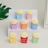 Mini simulación miniatura palomitas de maíz accesorios DIY adornos de dibujos animados juguetes pequeños accesorios creativos para jugar a la comida colgante