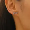 Colgante de Acero Inoxidable con Forma de Cono Apuntado Diseño de Pareja Aretes Piercing para Hélice Auricular Aretes de Estrella de Cuatro Puntas Cinco Puntas para Mujer
