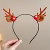 Pinza para el Cabello de Reno Navideño para Mujer Pinza para el Cabello de Fiesta Festiva Accesorio para el Peinado Accesorios de Disfraz Cosplay Lindo Doble Pinza Accesorios para el Cabello