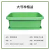 Maceta Grande para Verduras de Balcón Cebollín Cilantro Cebollín Pequeño Caja de Plantación Interior Maceta Grande Rectangular Gruesa de Plástico para Flores
