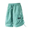 Verano Nuevo Estilo Pantalones Cortos de Cinco Puntos Marca de Moda Casual Pantalones Cargo Convertibles 2025 Negro Crepúsculo Rosa Fruta del Dragón