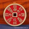 Latón Súper Engrosado Fantasma de Montaña Gastando Dinero Imitación Cinabrio Dinero de Fantasma de Montaña Moneda de Cobre Antigua de Chismes Tamaño Grande 6cm8cm
