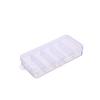 Caja de Plástico Transparente de 5 Compartimentos, Caja para Cosméticos, Piezas Pequeñas, Joyería, Organizador para Equipo de Pesca y Anzuelos, Caja de Almacenamiento para Papelería