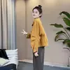 Nuevo Abrigo Corto de Mujer para Primavera y Otoño Ropa de Trabajo Denim Corto Top Pequeño Chaqueta de Mujer Estilo Occidental
