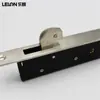 Fechadura de Porta Embutida Personalizada, Fechadura de Gancho Estreito para Porta com Moldura de Liga de Alumínio, Fechadura de Porta de Correr, Fechadura de Gancho de Aço Inoxidável para Porta de Correr