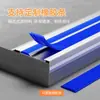 Tira antideslizante para escaleras de aleación de aluminio, tira metálica en forma de L para protección de esquinas antichoque, tira para borde de peldaño, tira de borde de goma para jardín de infantes