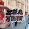 Imanes de Nevera Culturales y Creativos de Chaozhou, Shantou y Chaozhou, Souvenirs Turísticos del Pequeño Parque de la Isla Nanzhou, Imanes de Nevera de Chaozhou, Pastel de Durazno Rojo
