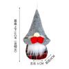 Enfeites de Árvore de Natal Transfronteiriços Papai Noel Gnomo Boneca Sem Rosto Decorações de Chapéu de Natal para Casa Presentes de Natal
