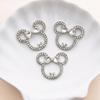 Acessórios criativos diy Pequeno Mickey Head Celular Shell Diamond Acessórios Oco Bow Girl Decoração Do Telefone Móvel