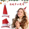 Nuevo Pasador de Sombrero de Navidad Lindo Mini Sombrero Pasador Decoración de Fiesta Navideña Sombrero de Fieltro Estéreo Pin de Pico de Pato