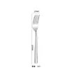 Conjunto de Talheres de Aço Inoxidável de Alta Qualidade para Exportação, Conjunto de Talheres para Restaurante Ocidental Estilo Francês, Faca, Garfo e Colher de Sobremesa de Alta Qualidade