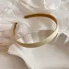 Diadema Fina de Satén de Alta Gama Morandi, Sencilla y Elegante, Accesorio Versátil de Colores para Lavarse la Cara y Peinarse