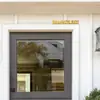 Jm1166-1173 Adesivo de Interruptor Espelhado com Letra Acrílica Preto e Dourado Transfronteiriço Decoração de Casa Adesivo de Parede