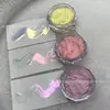 Polvo Perlado de 9 Colores Estilo Japonés, Polvo Aurora, Polvo Espejo Mágico de Hada, Decoraciones, Polvo de Hielo Transparente Especial para Salón de Uñas