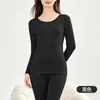 Conjunto de Ropa Interior Otoñal Antibacteriano y Antiácaros Clase A 10A para Mujer, Algodón Puro Delgado Ropa Interior Térmica Dopamina para Pareja para Hombre