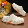Sapatos de algodão quentes, impermeáveis e espessos de pelúcia para o inverno, de passo único, transfronteiriços, tamanho grande, sola grossa, chinelos de algodão modernos para uso externo, com biqueira fechada