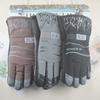 Guantes cálidos para hombre y mujer, invierno, esquí, motocicleta, algodón y engrosamiento con forro polar, resistentes al viento, resistentes al frío, para montar al aire libre, guantes de algodón