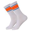 Calcetines de Algodón Rayados Blancos Nuevos para Hombre Primavera y Verano Sueltos Rakou Delgados Versátiles Casuales