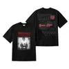 Camiseta de Manga Corta con Estampado de Vinilo Retro para Parejas, Versátil y Adelgazante, Nuevo Estilo de Verano, Imprescindible para Fans, Edición Conmemorativa