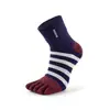 Calcetines Transpirables para Correr Meikan de Media Pantorrilla con Dedos Separados para Mujer, Calcetines de Cinco Dedos para Fitness y Deportes, Calcetines Cortos con Cinco Dedos