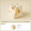 Bolsa de Almacenamiento Bordada para Juego de Té, Bolsa de Tela Grande Portátil para Arte del Té, Estilo Chino
