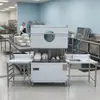 Máquina de Lavar Louça Comercial Totalmente Automática de Aço Inoxidável 304 com Função de Levantamento de Tampa para Uso em Hotéis e Restaurantes, Fornecimento Direto do Fabricante, Spray de Alta Pressão